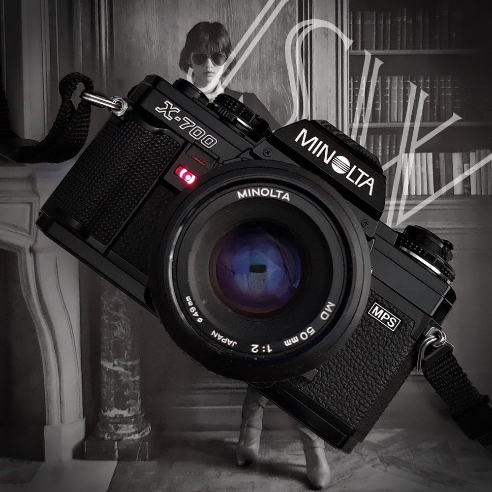 Vintage Minolta X-700 35mm Professional SLR Camera